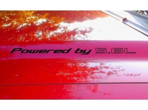 Hood decal x2 Powered by 5.6L text sticker fit SUV 4x4 car truck