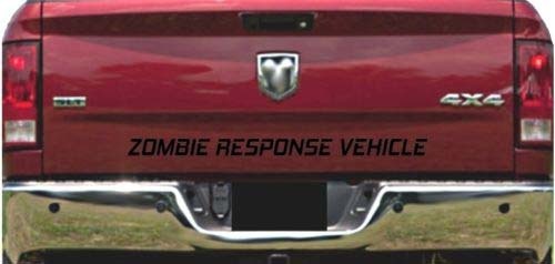 Truck Tailgate ZOMBIE RESPONSE VEHICLE Bed Sticker Decal Graphic Letters