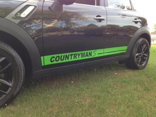 Rocker Graphics Stripes Stickers Decals fits any Mini Countryman Cooper S Clubman Coupe