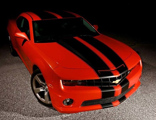 2010-2013 Chevy Camaro Tapered Double Rally Racing Stripes Stickers Decals
