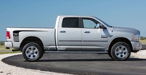 2x Dodge Ram 1500 2500 side bed Vinyl Decals graphics rally sticker kit