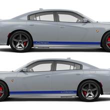 2X Dodge Charger Rocker Panel decals Stripe Vinyl Graphics Kit 3
