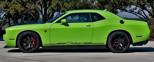 Dodge challenger 2008-2018 side vinyl graphics decals kit stickers