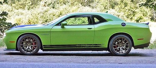 Dodge Challenger 2008 -2018 side vinyl graphics decals kit stickers