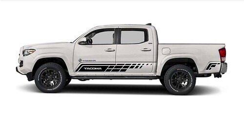 Toyota Tacoma 2015-2018 side Vinyl graphics decals kit stripe stickers