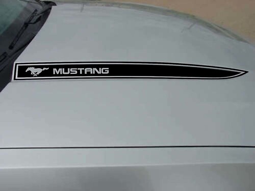 FORD MUSTANG Hood Spear Graphics Kit Stickers Decals Trim Emblems logo 2010-2014
