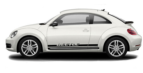 Volkswagen Beetle Rocker Panel Stripes Stickers Decals Vinyl Graphics 2012-2019