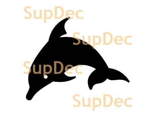 Dolphin Vinyl Art Wall  Window Bathroom Sticker Decal #8