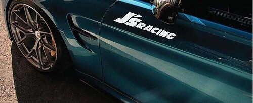 J's Racing டீகல் ஸ்டிக்கர் 2 Vtec TLX RSX S2000 Honda Integra Type R 12