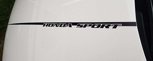 Honda Accord Sport 2018 Hood Stripes Vinyl Decal Car JDM Spike Graphics Stickers
