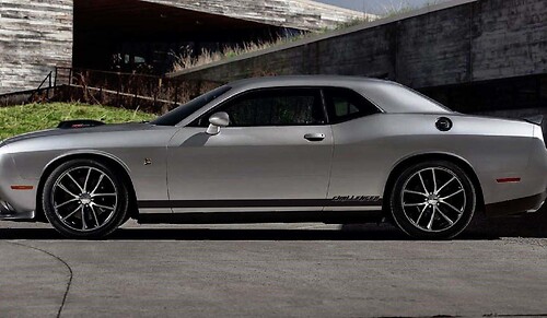 Dodge Challenger Tough Side Accent Stripes for 2015+ fits 2008-2014 Stickers Decals