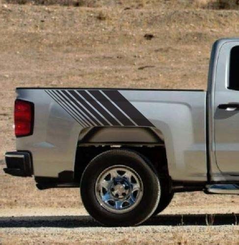 Chevrolet Silverado Hash Marks Back Stripe Vinyl Sticker Decal Truck Z71 4 x 4 Off road
