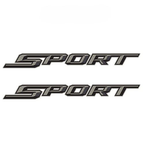 Set of 2: 2017-2018 Ford F-150, F-250 Sport off-road bedside truck decal sticker
