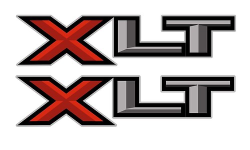 Set of 2: 2018 Ford F-150, F-250 XLT ଭିନାଇଲ ଡିକାଲ୍ ଷ୍ଟିକର୍ ପିକଆପ୍ ଟ୍ରକ୍ ବେଡସାଇଡ୍ - 2
