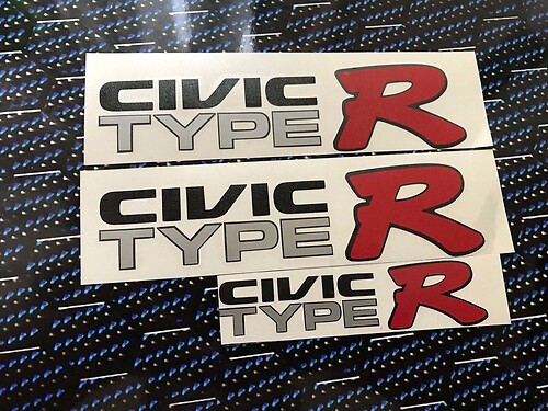 HONDA JAPAN CIVIC EK9 CIVIC TYPE R DECAL sticker JDM OEM size illest Ek hatch