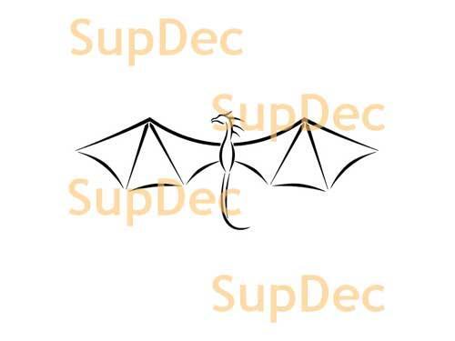 Dragon Vinyl Art Wall  Window Bathroom Sticker Decal #7