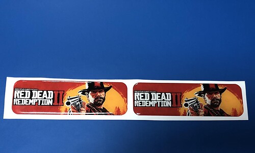 Domed decals Red Dead Redemption 2 emblems Car bike laptop stickers