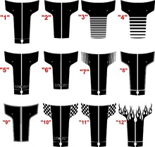 2008 - 2014 Dodge Challenger Hood Sticker Decal Kit Choose from the Designs Below 3