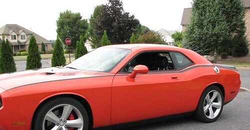 Pinstripe Bodyline Side Stripe Kit Vinyl Decal Sticker for Dodge Challenger