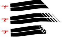 R/t Style Side Stripe Kit Vinyl Decal Sticker for Dodge Challenger 2