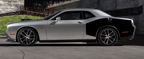 2008 & Up Dodge Challenger  Billboard Gen2 Side Stripe Kit