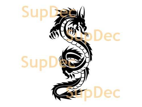 Dragon Vinyl Art Wall  Window Bathroom Sticker Decal #12