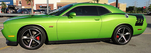 Retro Hockey Stripe Kit decals stickers for 2008 - 2020 Dodge Challenger
