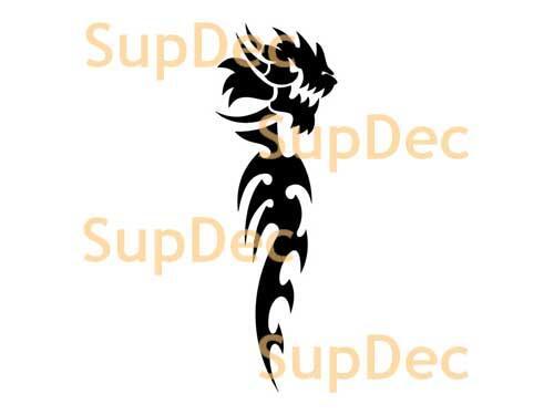 Dragon Vinyl Art Wall  Window Bathroom Sticker Decal #13
