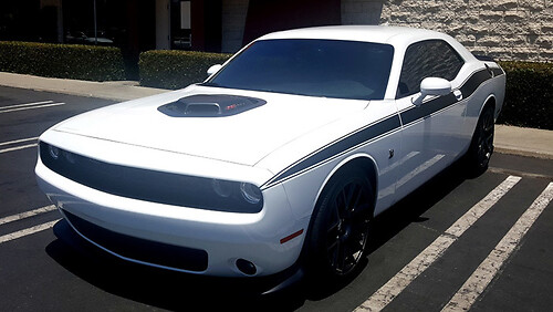 Full Upper Side/Truck Stripe Sticker Decal Kit Vinyl Decal Sticker for Dodge Challenger