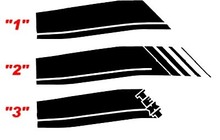 R/t Classic Style Side Stripe Kit Vinyl Decal Sticker for Dodge Challenger 3