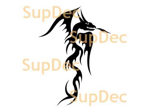 Dragon Vinyl Art Wall  Window Bathroom Sticker Decal #18