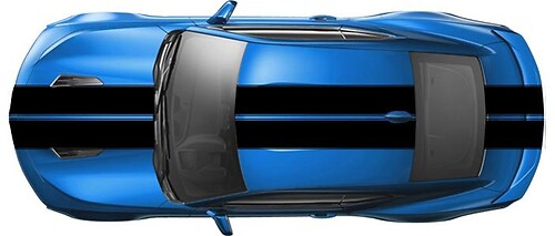 2016 & Up Chevrolet Camaro  Pace Car Style Rally Stripes Bumper to Bumper