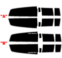 Factory Style Rally Stripe Kit Vinyl Decal Sticker for Chevrolet Camaro 2