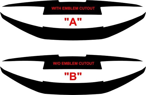 2016 & Up Chevrolet Camaro Rear Trunk & Bumper Combo  Blackout Vinyl Decals Stickers kit