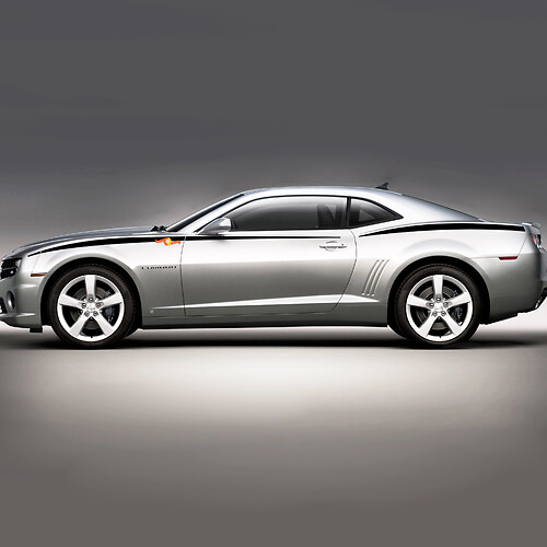 2010 - 2015 Chevrolet Camaro Upper Fender Accent Stripes Vinyl Decals Stickers 