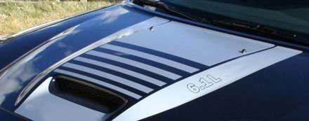 2006-2010 Charger SRT Hood  Side Spear Sticker Decal Kit