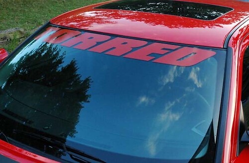 2006-2010 Charger Windshield Sticker Decal
