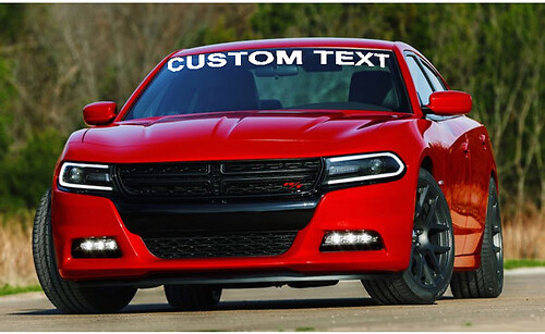 2015 & Up Charger Windshield Sticker Decal