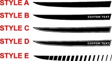 2015 - 2020 Ford Mustang Hood Spear Stripes
 2