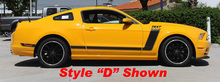 2013 Ford Mustang BOSS Style Side Stripe Kit Vinyl Decals Stickers  2