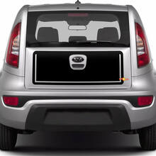 Rear Trunk Vinyl Wrap Decal Sticker for Kia Soul 3