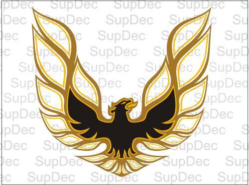 Firebird Trans Am Bird Hood Decal Sticker 3-Color