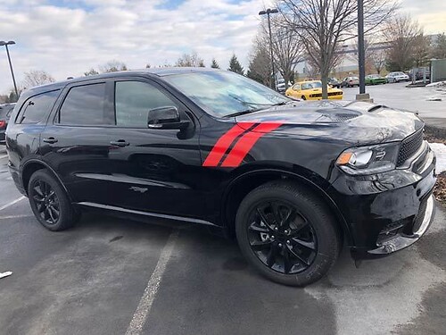 2011 & Up Dodge Durango Hood to Fender Sticker Decal Kit
