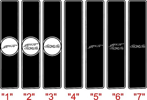1997 & Up Dodge Dakota Retro Rally Bed Stripes