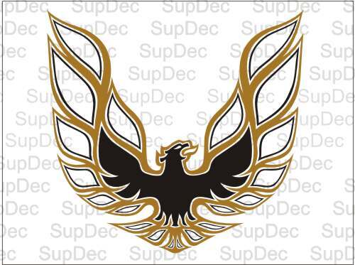 Firebird Trans Am Bird Hood Sticker Decal Sticker Decal 2-Color Pontiac
