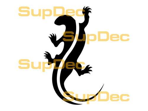 Gecko Lizard Vinyl Art Wall  Window Bathroom Sticker Decal #3