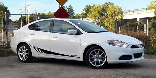 2013 2014 2015 2016 13 14 15 16 Dodge Dart lower strobe side stripe Sticker Decal kit