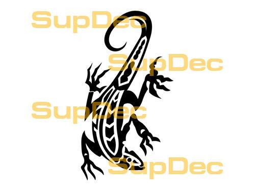 Gecko Lizard Vinyl Art Wall  Window Bathroom Sticker Decal #7