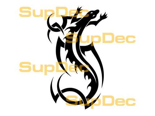 Gecko Lizard Vinyl Art Wall  Window Bathroom Sticker Decal #8