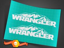 Jeep Wrangler ພາສາອັງກິດສະຫຼັບມືຖືກຕ້ອງການການຈັດການລົດ Stickers Decals
 2
